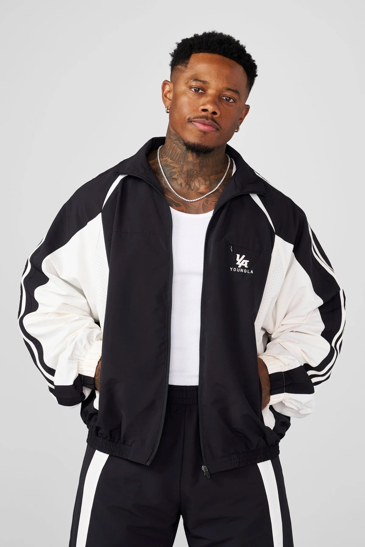 Fight Week Tracksuit | Black/White |