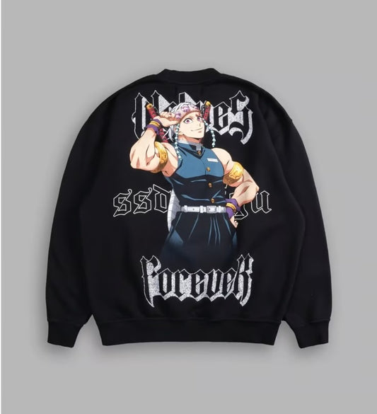 Tengen Breath of Wolves Oversized Crewneck