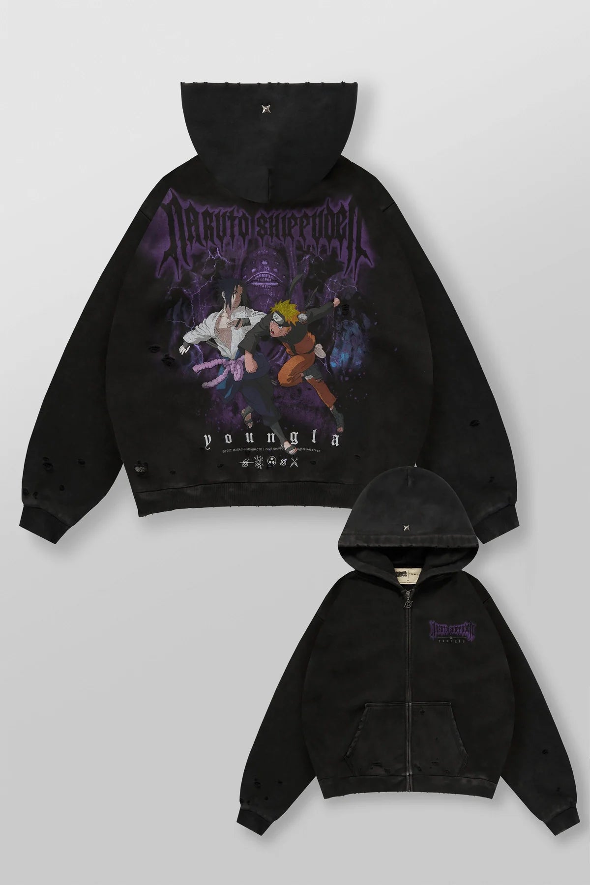 Naruto Zip-Up Hoodies | Battle |