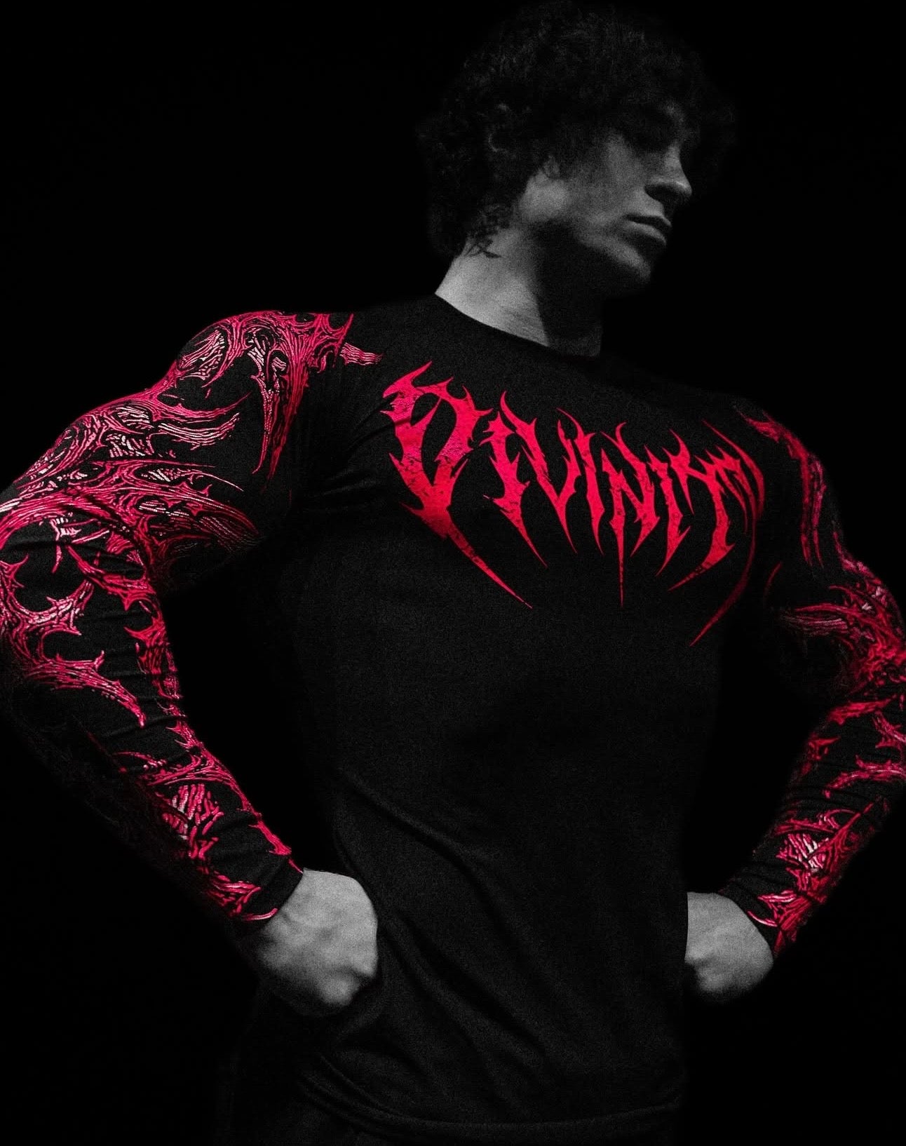 Infernal Longsleeve Compression | Ruby |