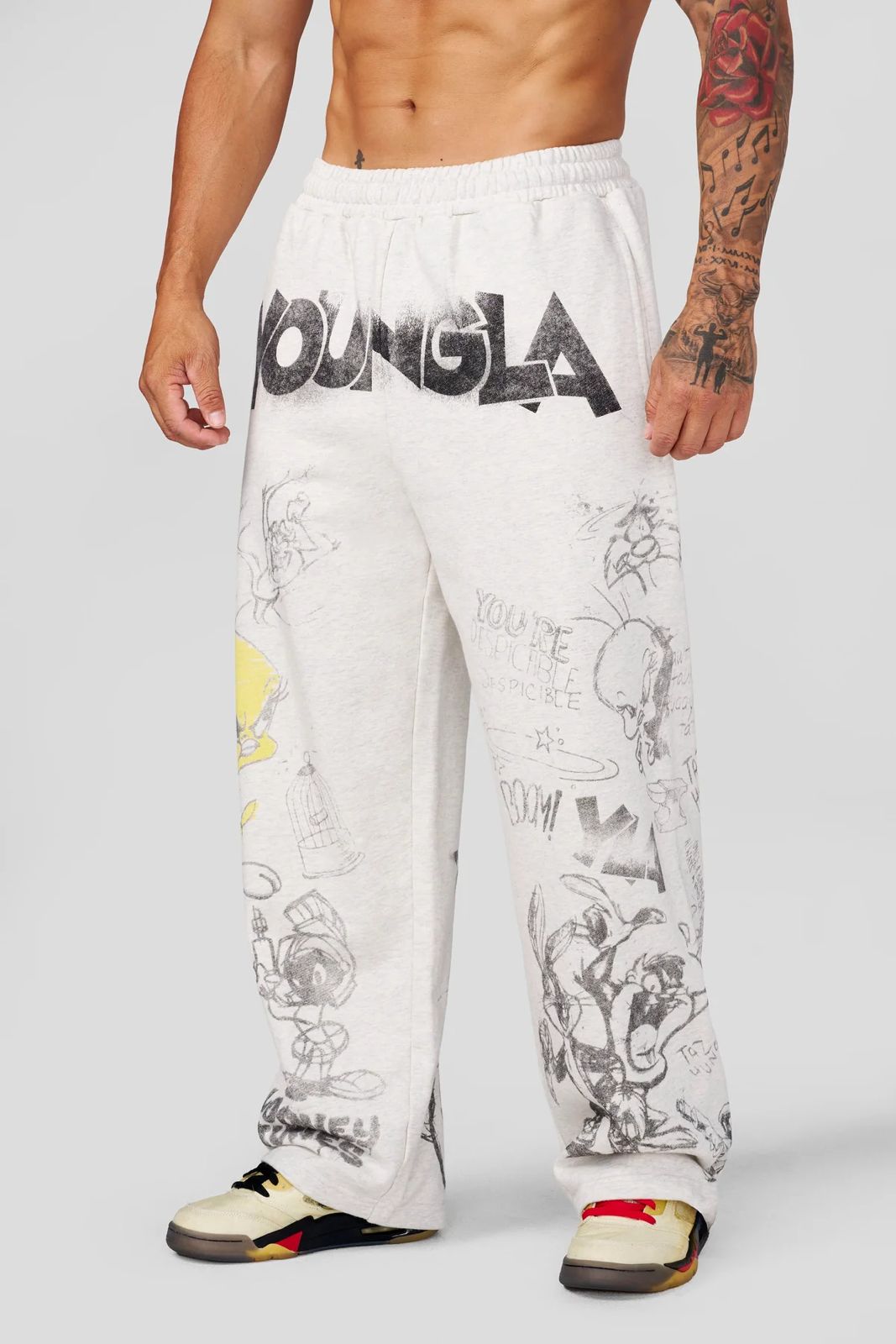 Looney Tunes Squad Sweats | Allover Sketch |