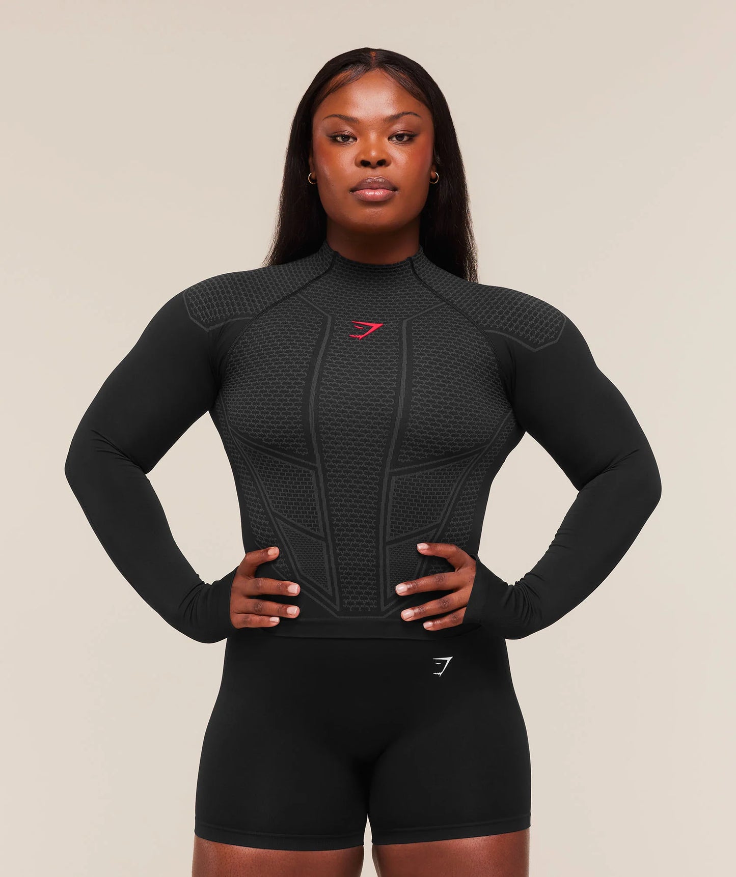 Onyx Long Sleeve Top Red