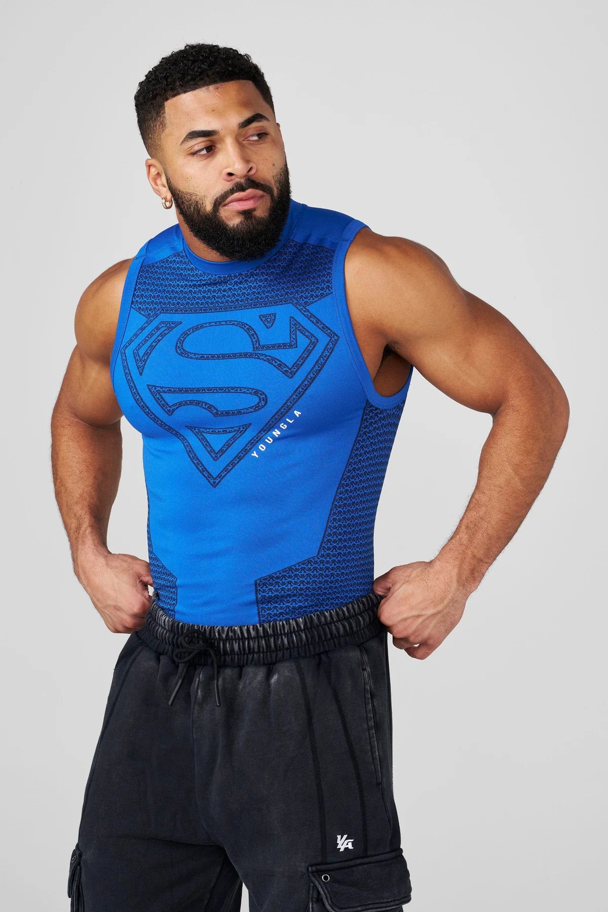 Superman Compression Tanks | Blue |