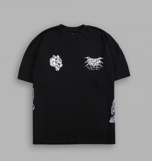 Itachi Uchiha Side by Side Oversized Tee