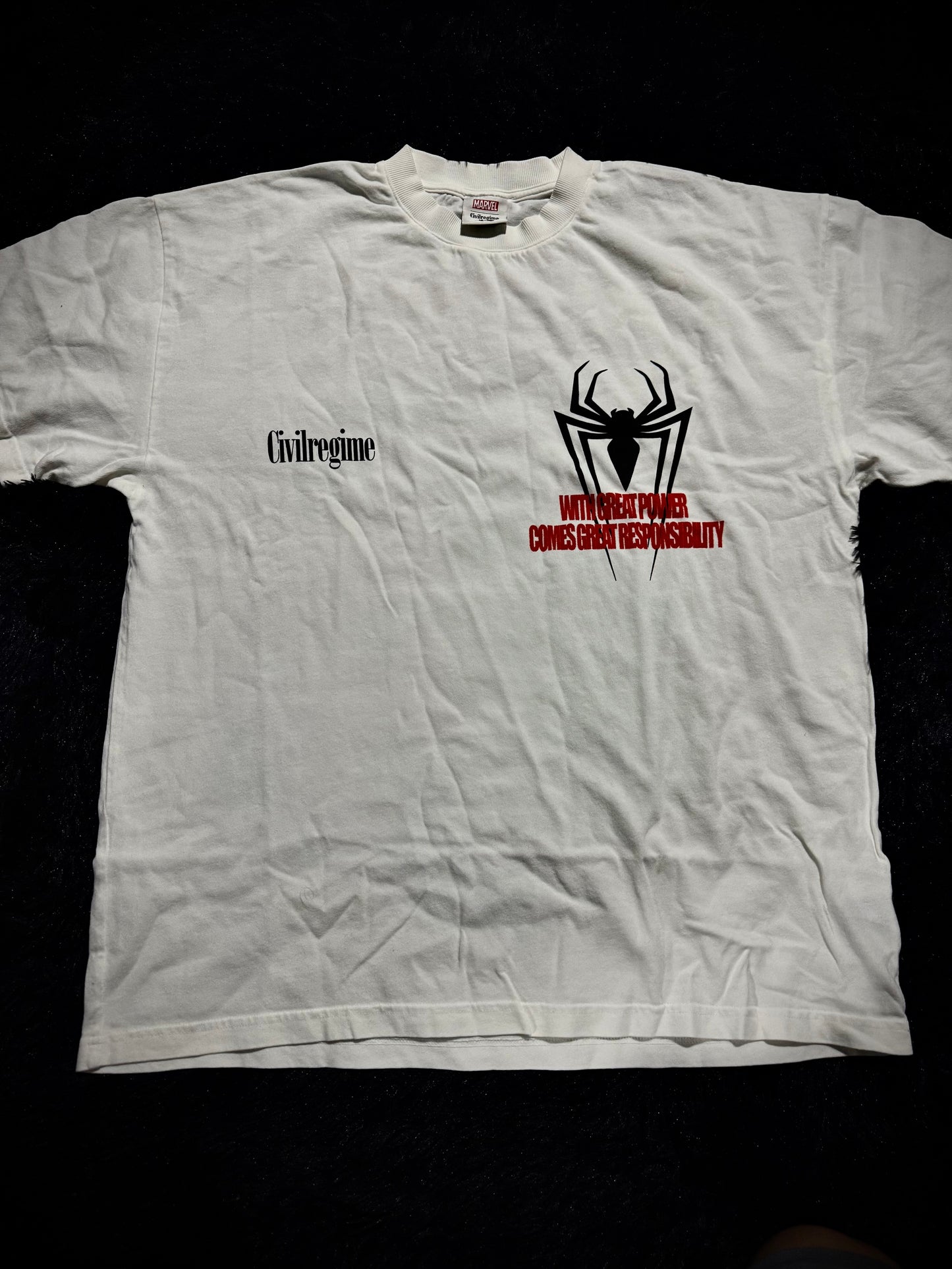 Civil Regime Spiderman OS Oversized Tee