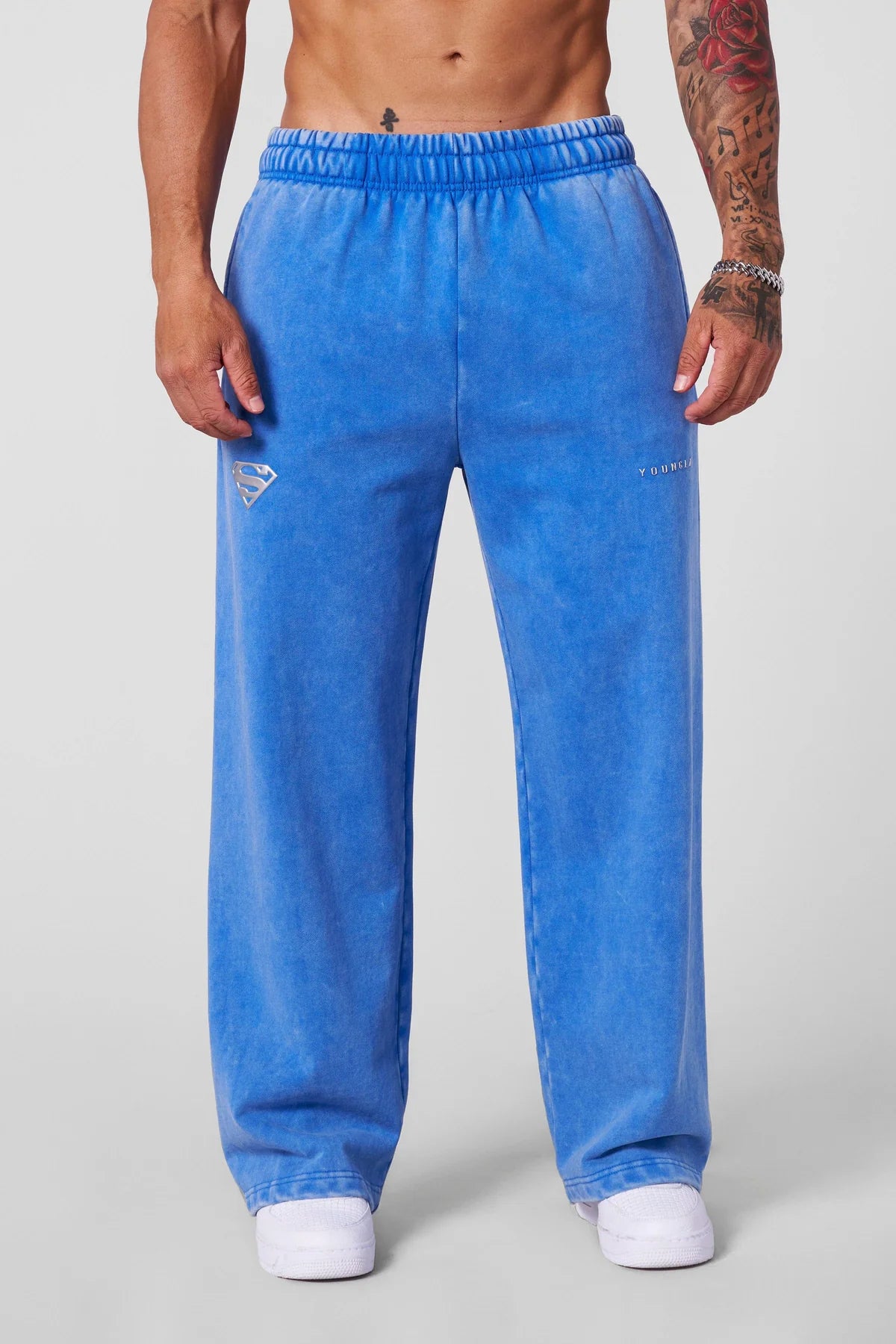 Superman Sweats | Blue Wash |