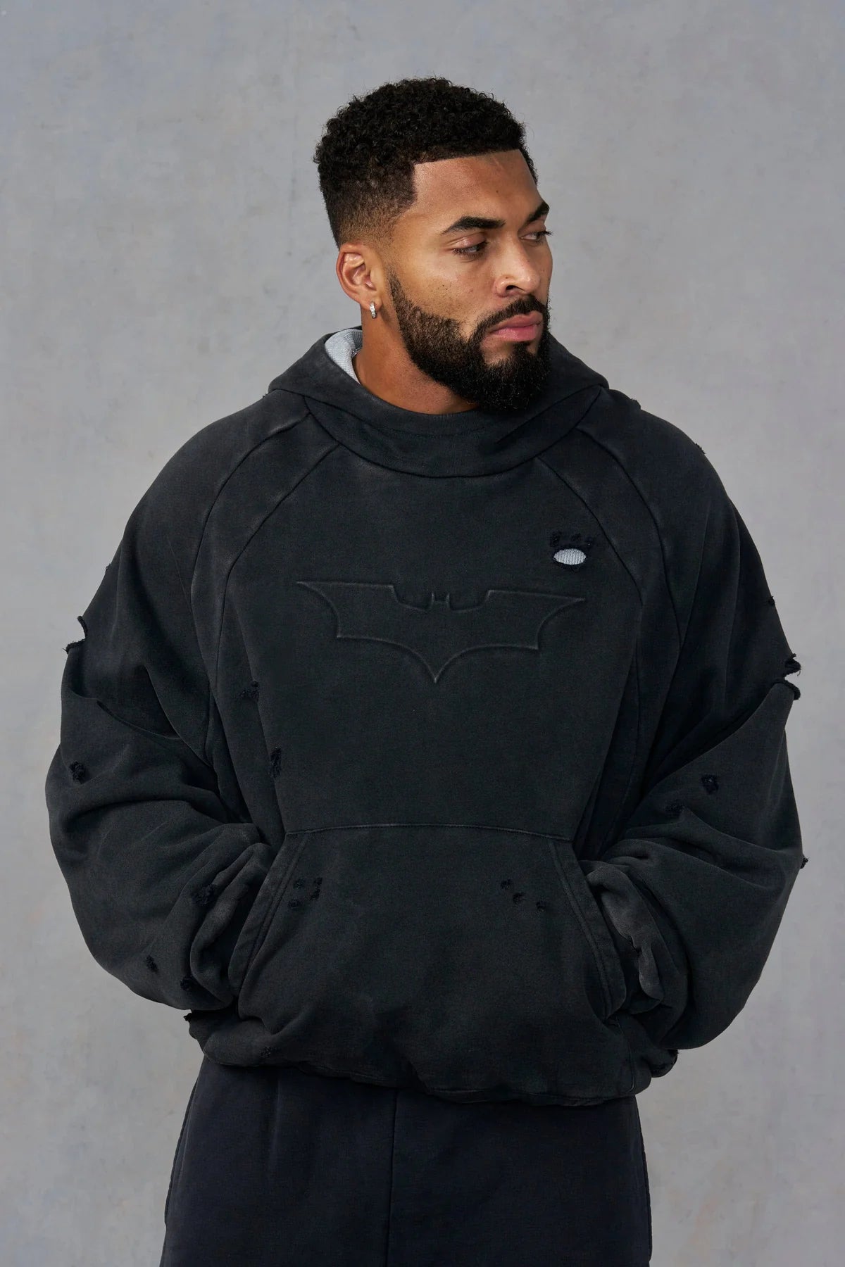 Batman Street Hoodies | Black |
