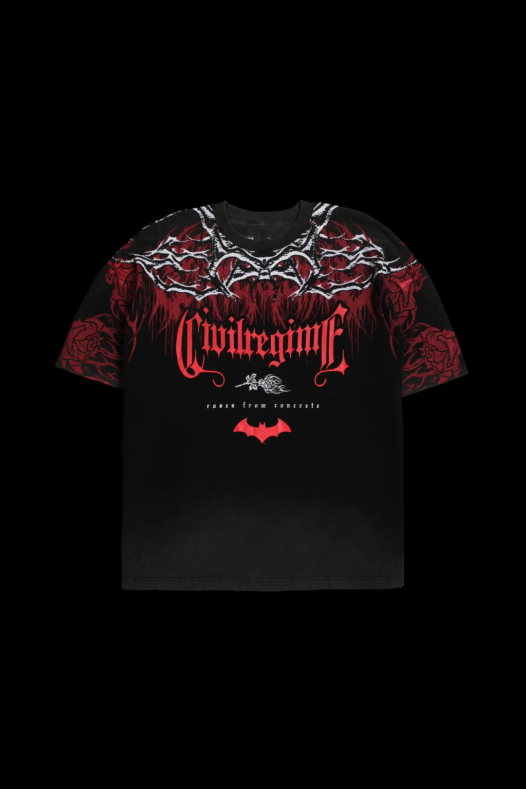 Batman In Hell Classic Oversized Tee