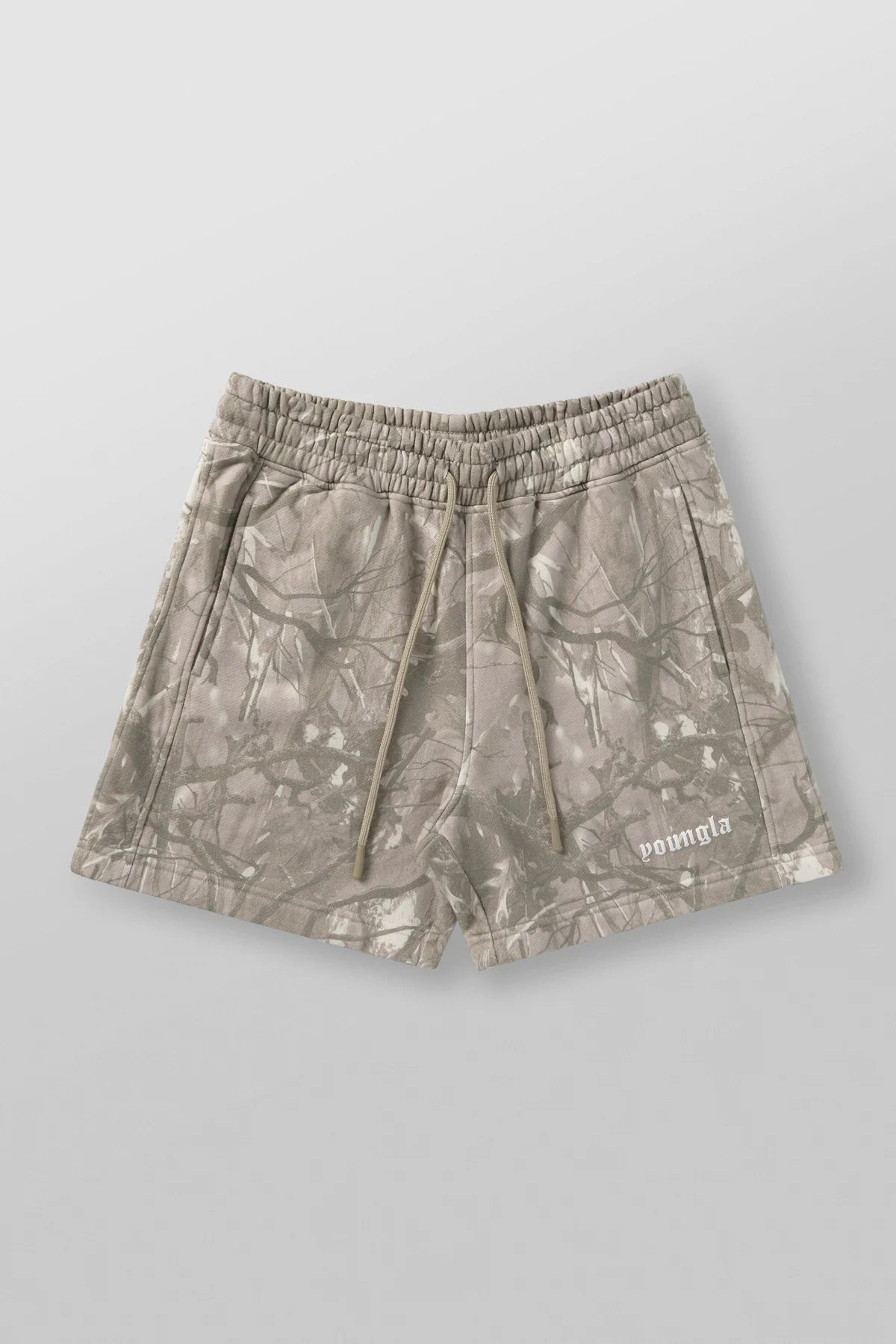 Tree Camo Cotton Shorts