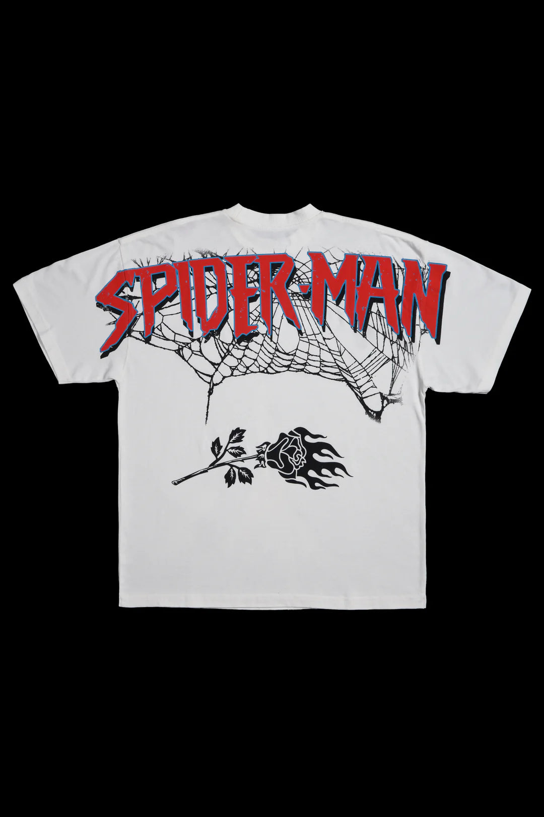 Zombie Spiderman Oversized Tee | White |