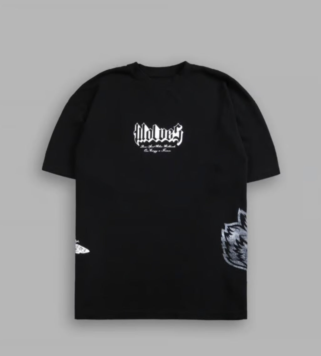 Sasuke Uchiha Side by Side Oversized Tee