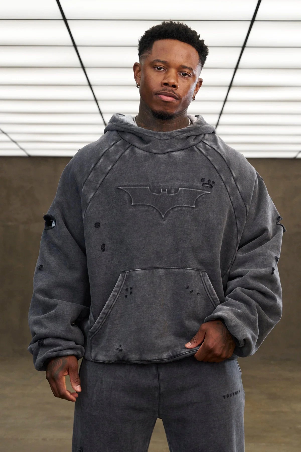 Batman Street Hoodies | Grey |