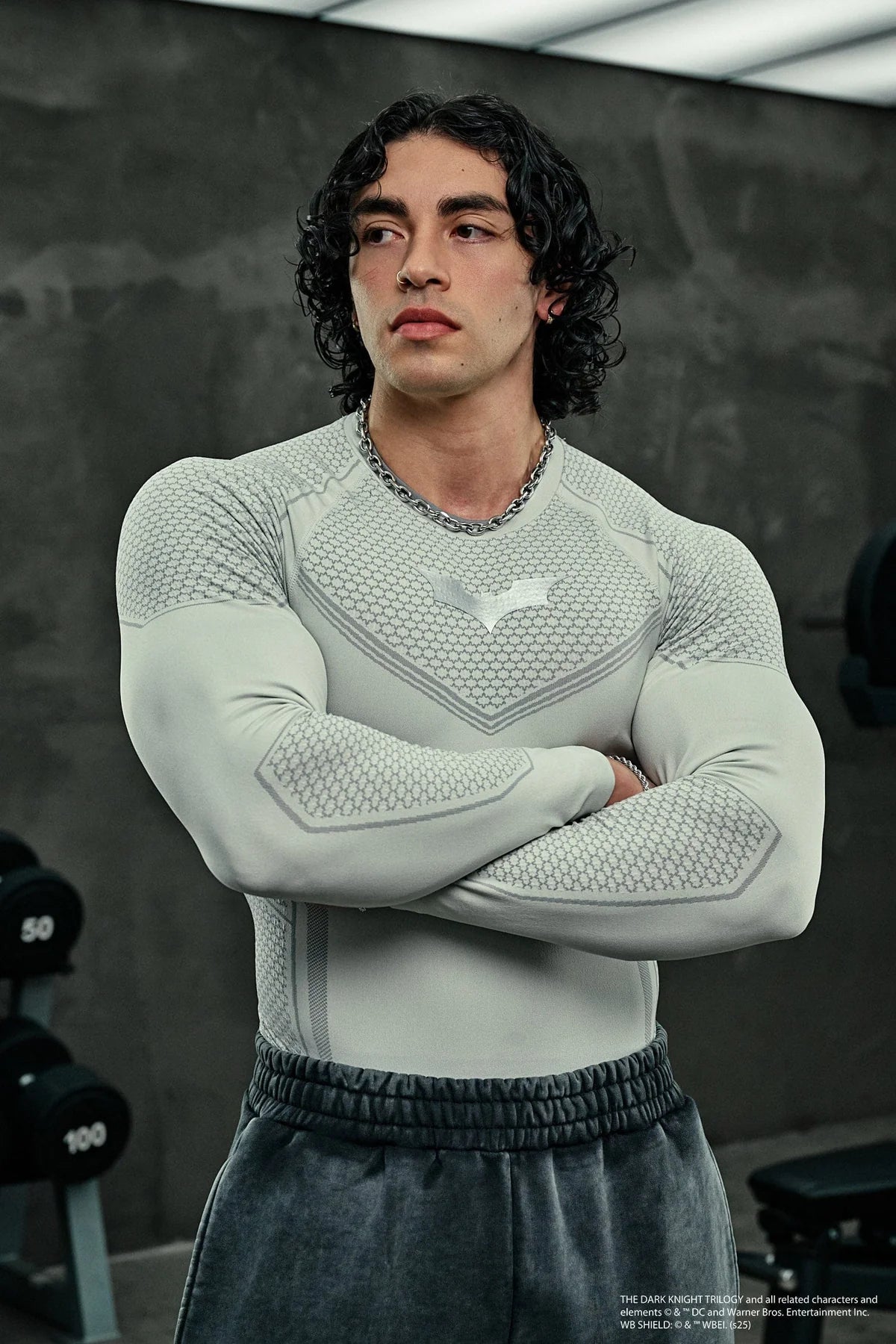Batman Compression Longsleeves | Off White |