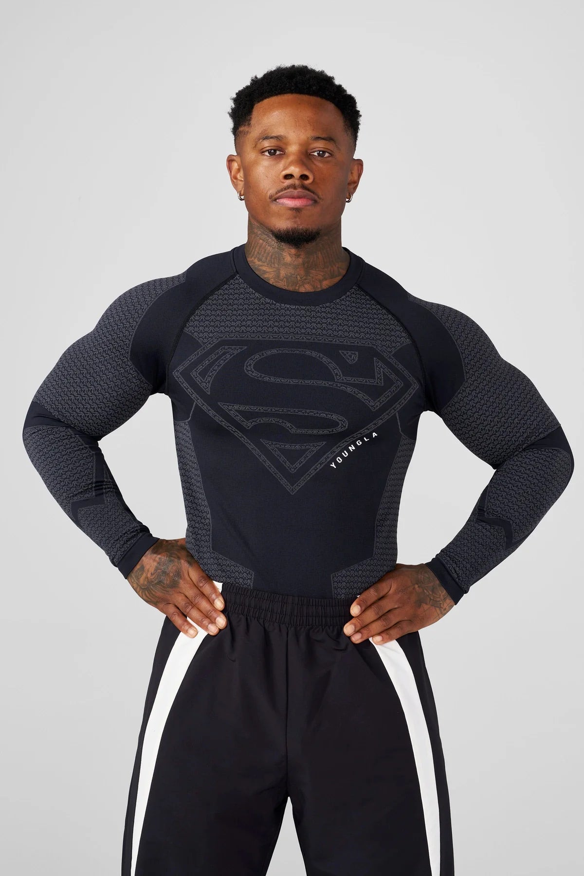 Superman Compression Longsleeves | Black |