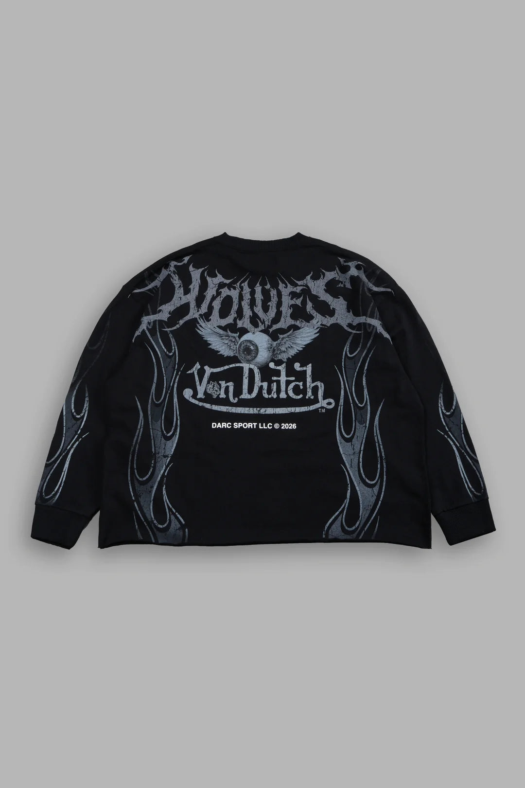 Take-Off Grunge Mid-Lenght Raw Hem Ls Tee