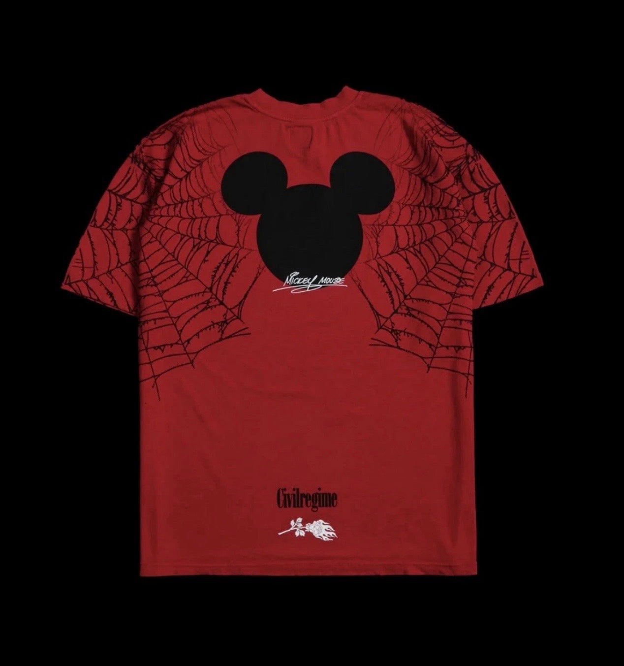 Cobweb Mickey Acot | Red |