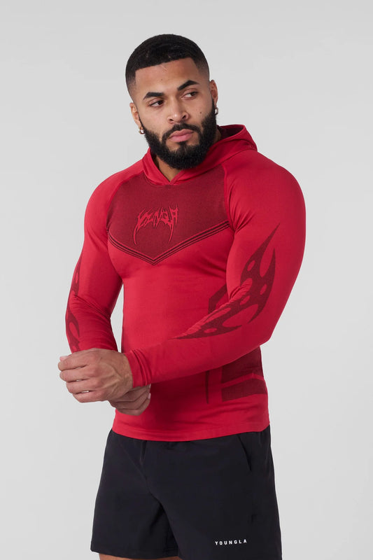 Warrior Compression Hoodies | Red |