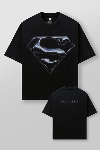 Superman Graphic Tees | Chrome Logo |