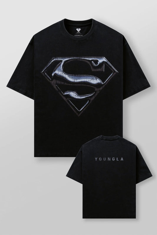 Superman Graphic Tees | Chrome Logo |