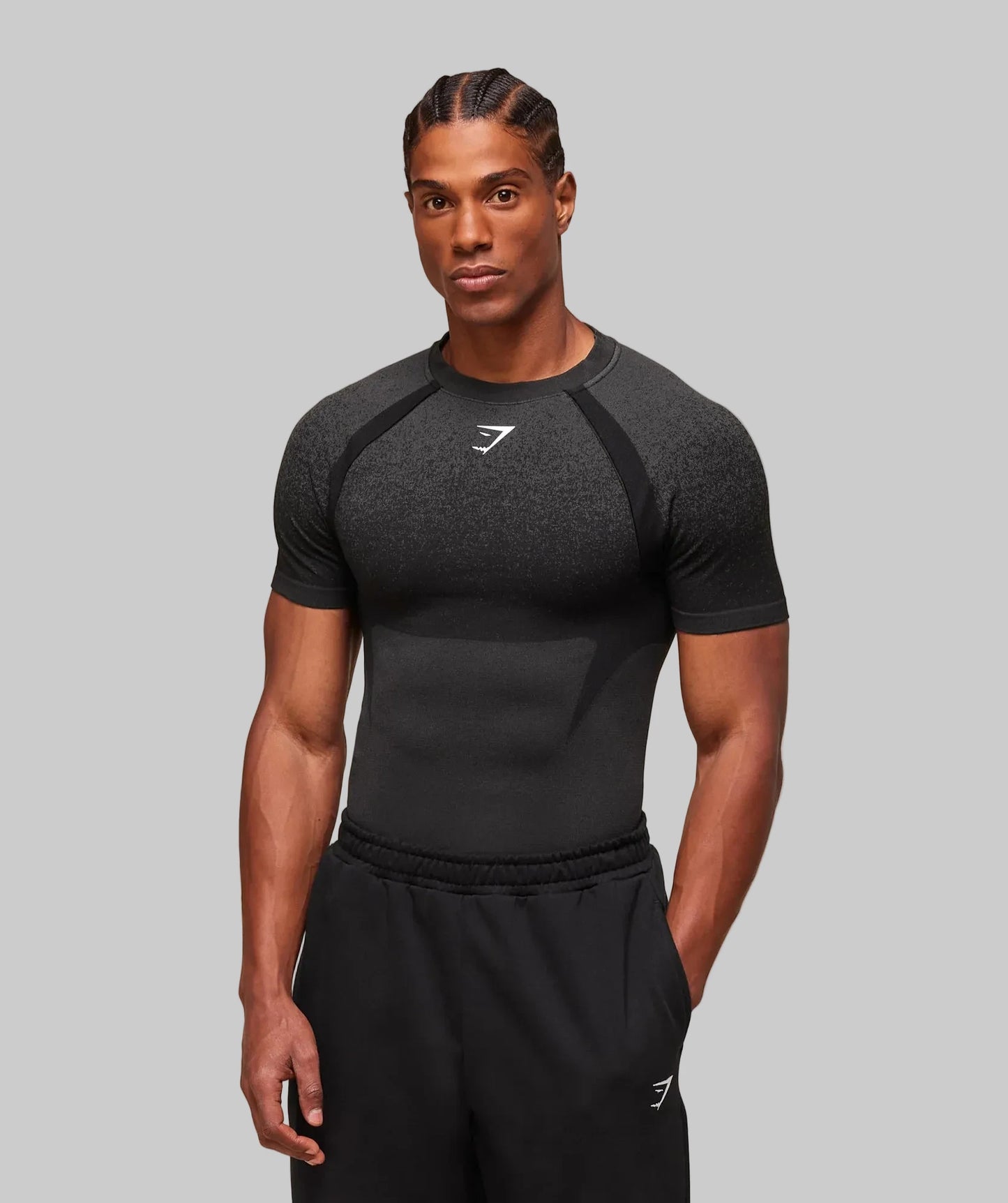 Shadow Seamless T-Shirt | Black |