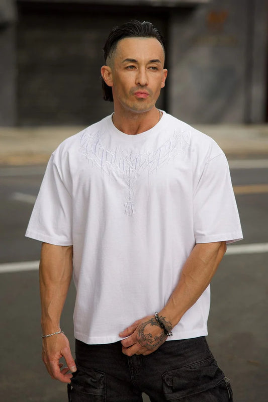 Dark Wave Tees | White |