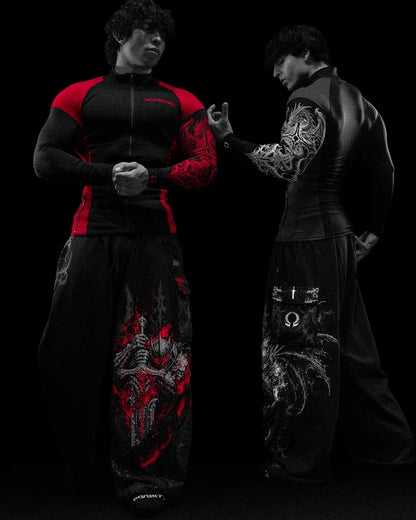 Void Tech™ Blood Wyvern Full-Zip Longsleeve Compression [NIGHTMARE]