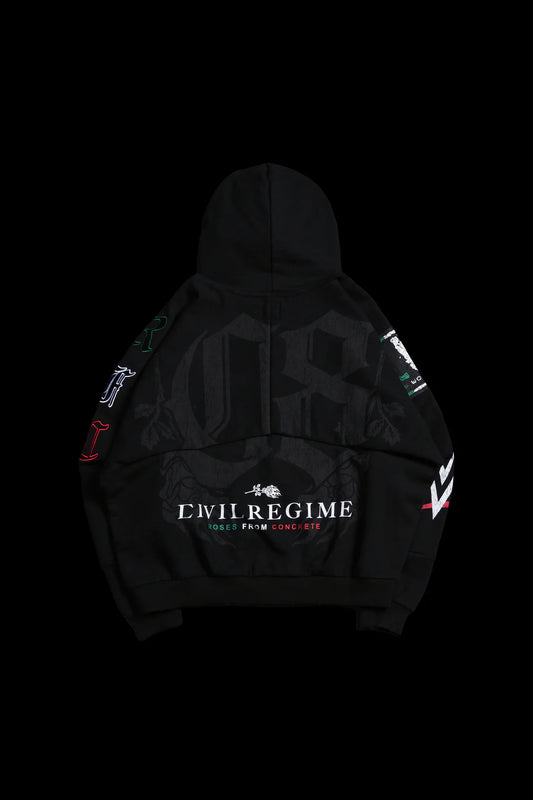 Black Rose RFC Destroy Hoodie