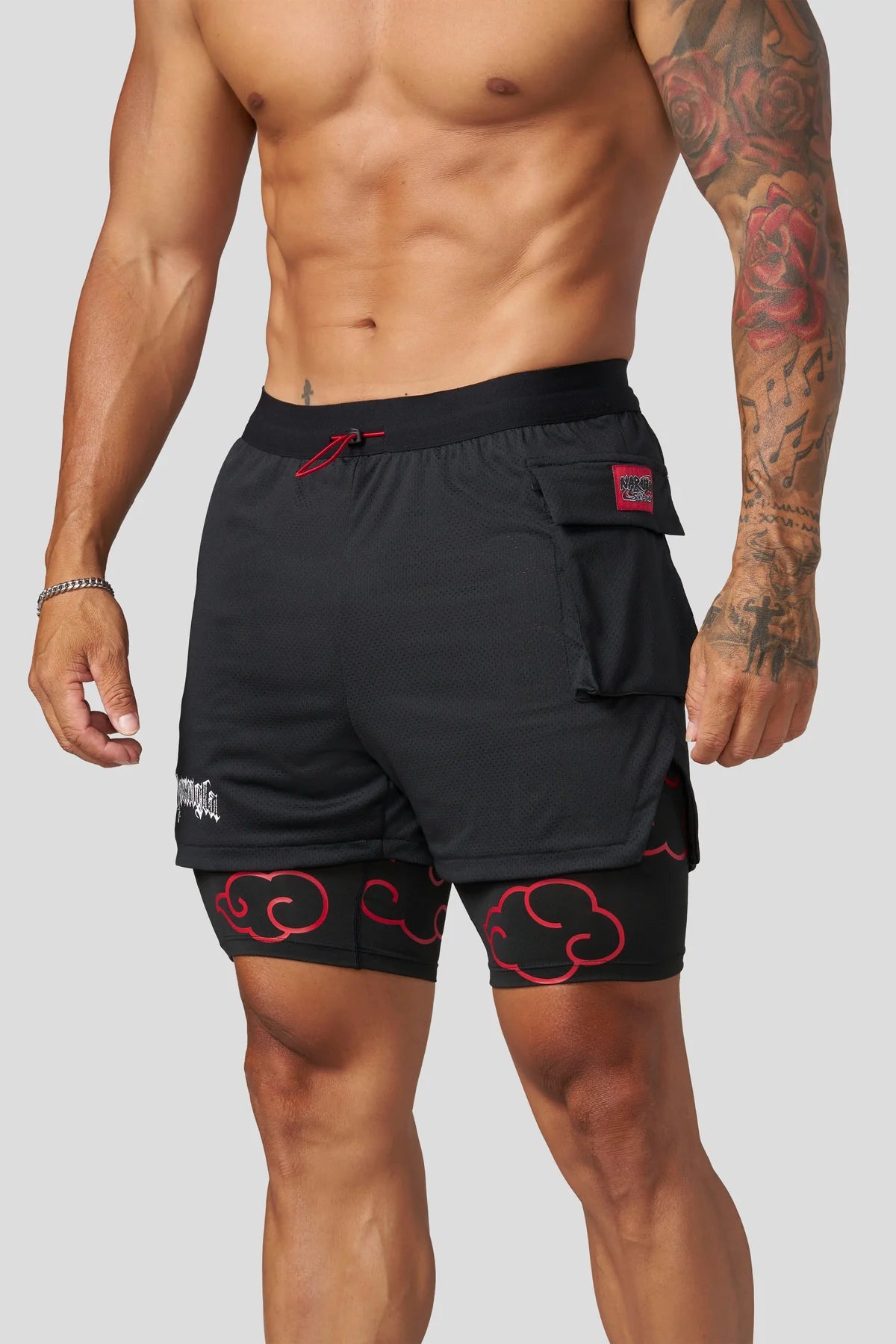 Naruto Compression Shorts | Black |
