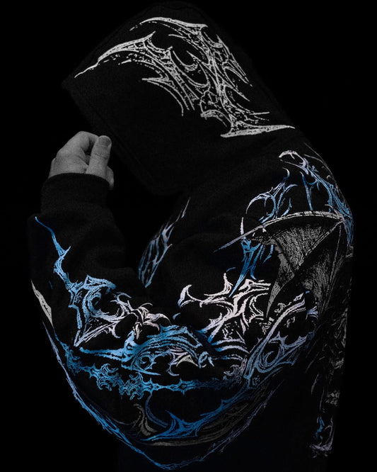 Dragon Blade Oversized
pullover hoodie [FROST]