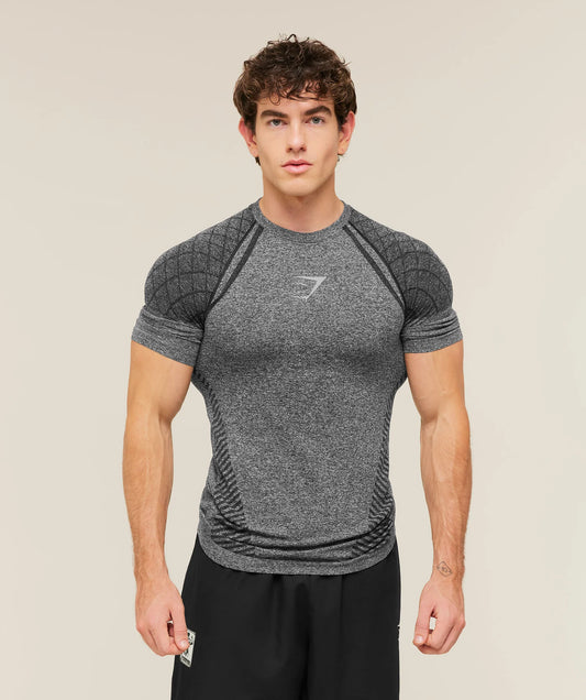 Devant Seamless T-Shirt | Black |