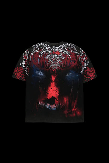 Batman In Hell Classic Oversized Tee