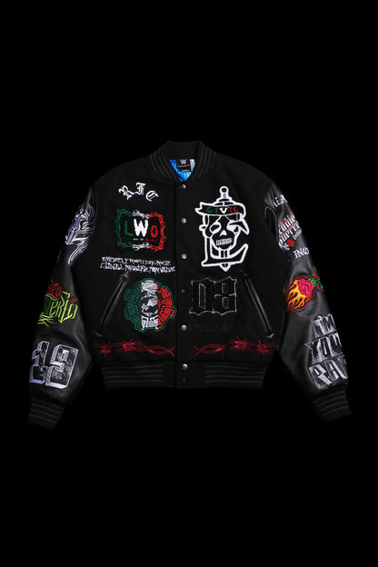 LWO Letterman Jacket Black