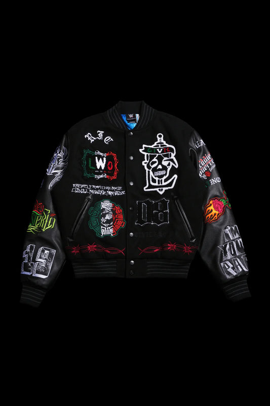 LWO Letterman Jacket Black