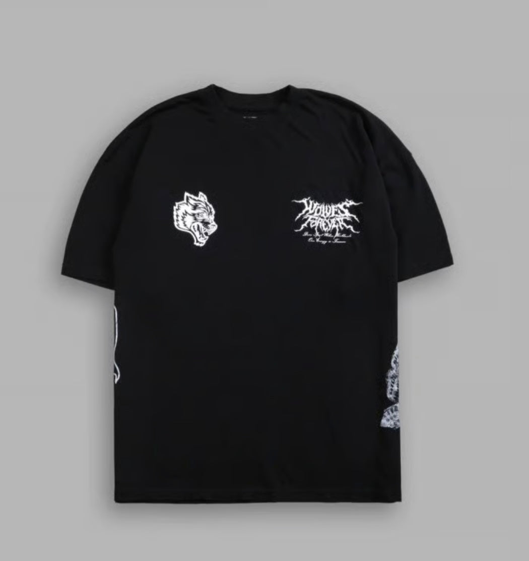 Itachi Uchiha Side by Side Oversized Tee