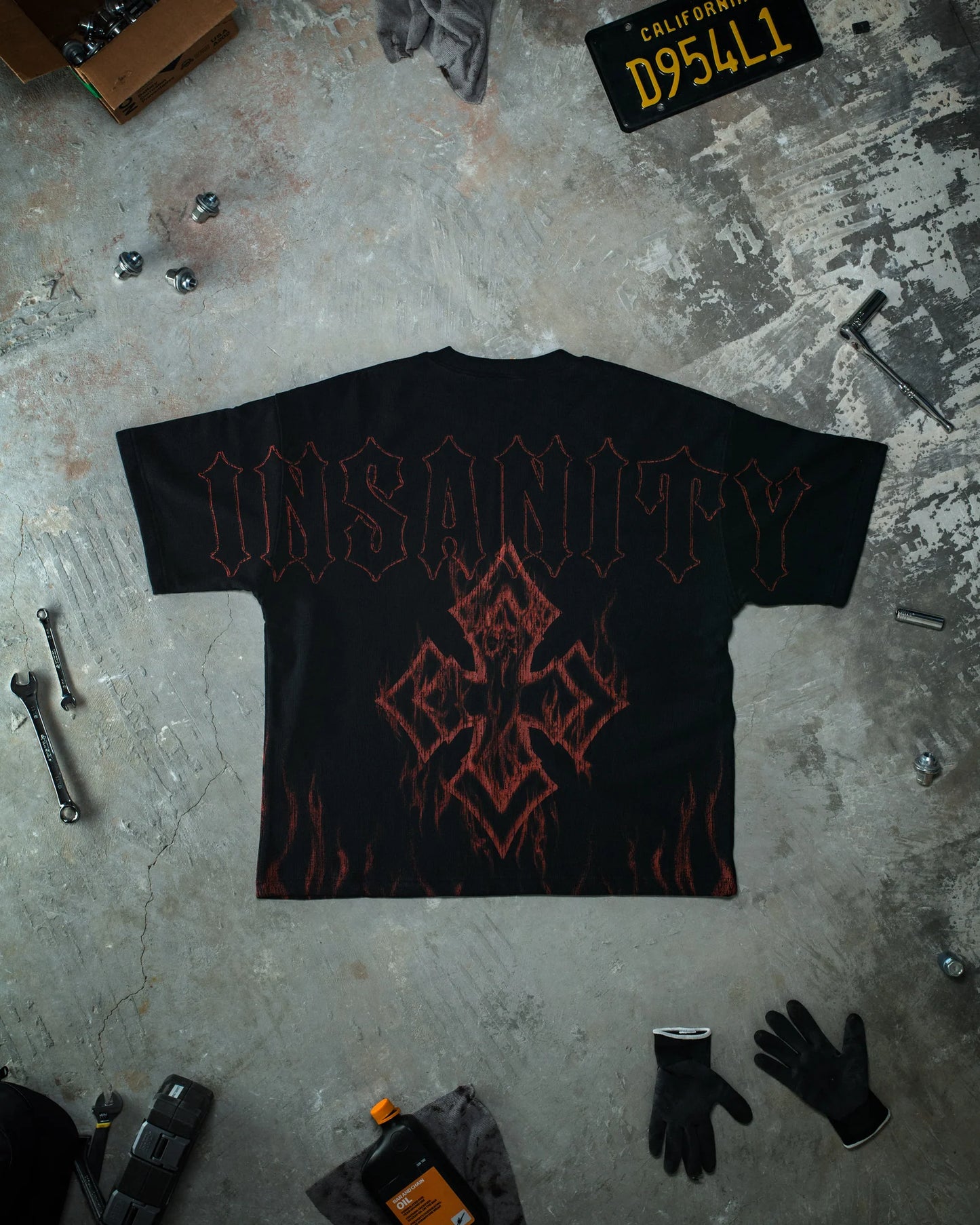 Blood red Inferno Pump Cover