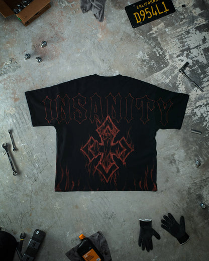 Blood red Inferno Pump Cover