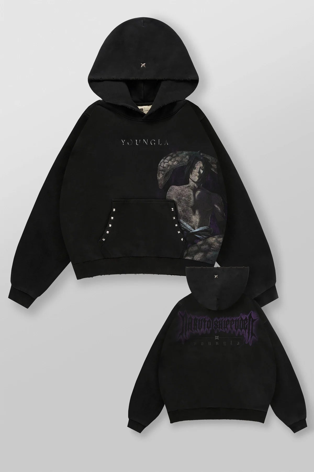 Naruto Stud Artwork Hoodies | Snake |