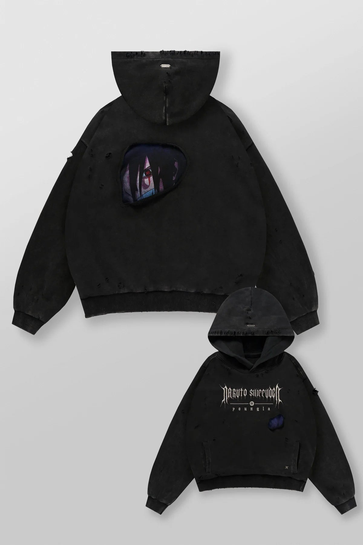 Naruto Peek Through Hoodies | Sasuke |