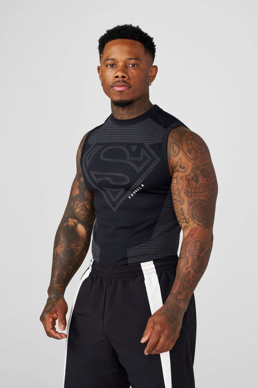 Superman Compression Tanks | Black |