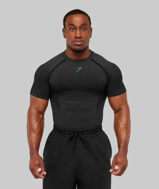 Shadow Seamless T-Shirt | Blue |