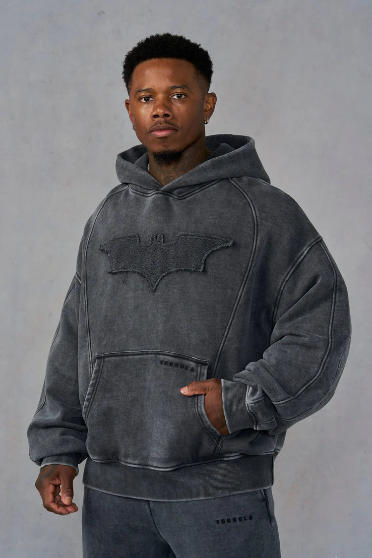 Batman Stealth Hoodies | Grey Wash |