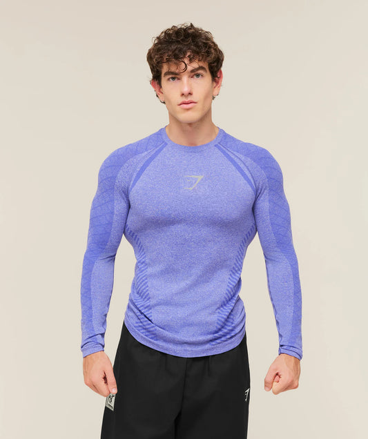 Devant Seamless Longsleeve T-Shirt | Amethyst |