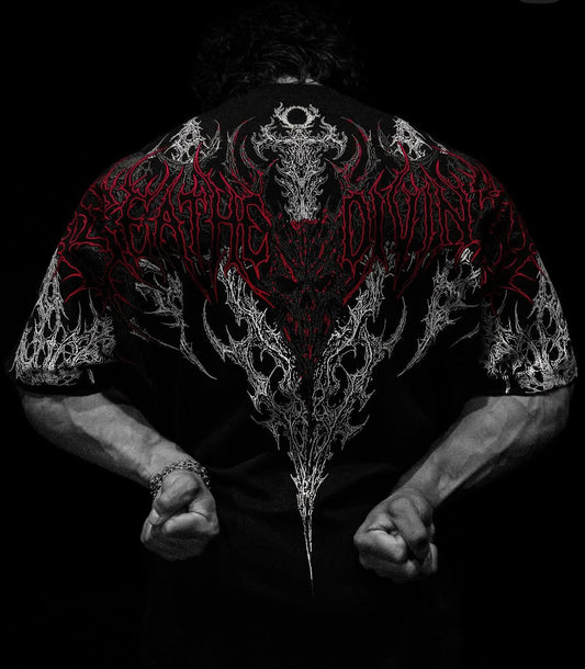 2XL Heavenly Red Bloodraven Oversized T-shirt