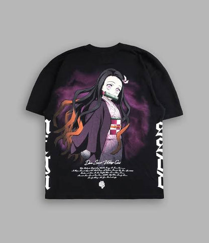 Nezuko Kamado Side by Side Oversized Tee