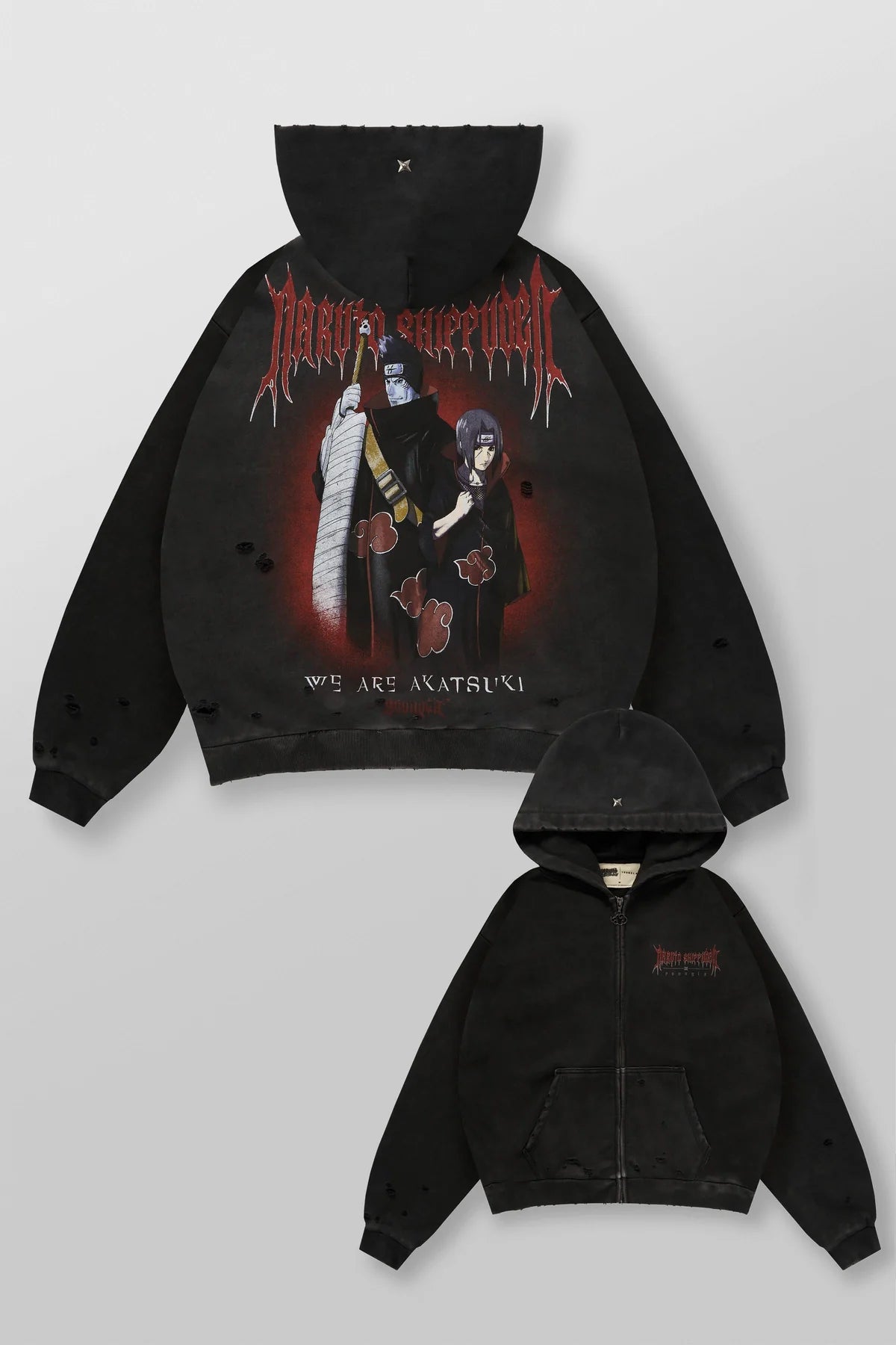 Naruto Zip-Up Hoodies | Itachi & Kisame |