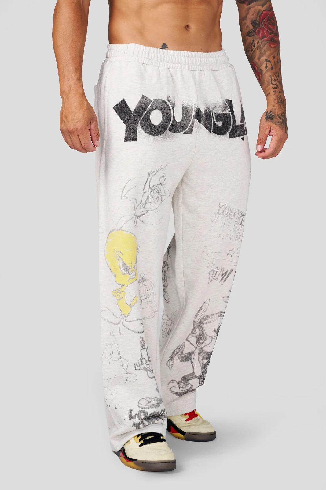 Looney Tunes Squad Sweats | Allover Sketch |