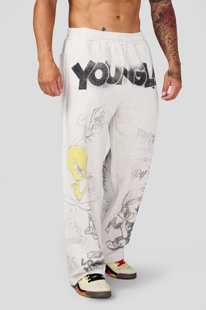 Looney Tunes Squad Sweats | Allover Sketch |