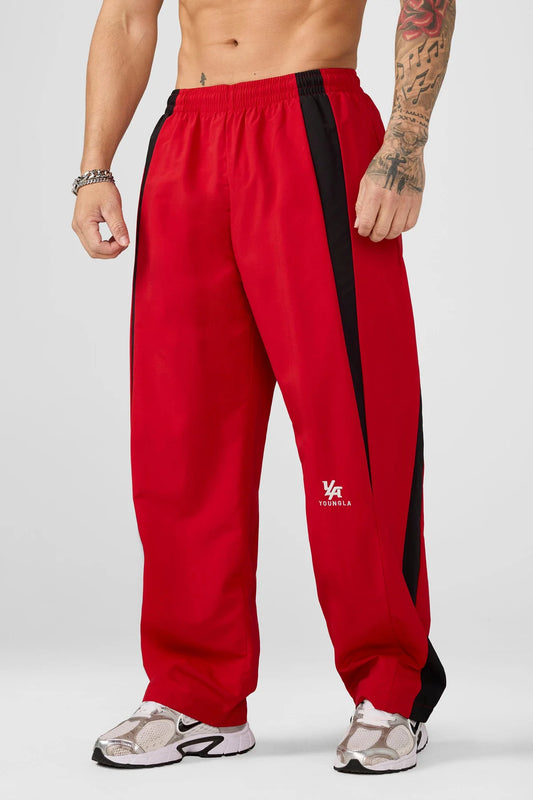 Fight Week Tracksuit Pants | Red/Black |