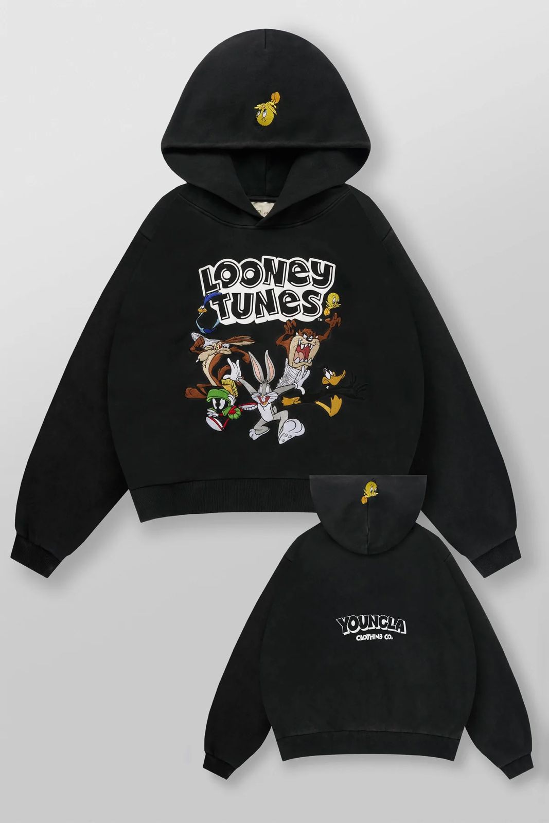 Looney Tunes Embroidered Hoodies | The Crew |