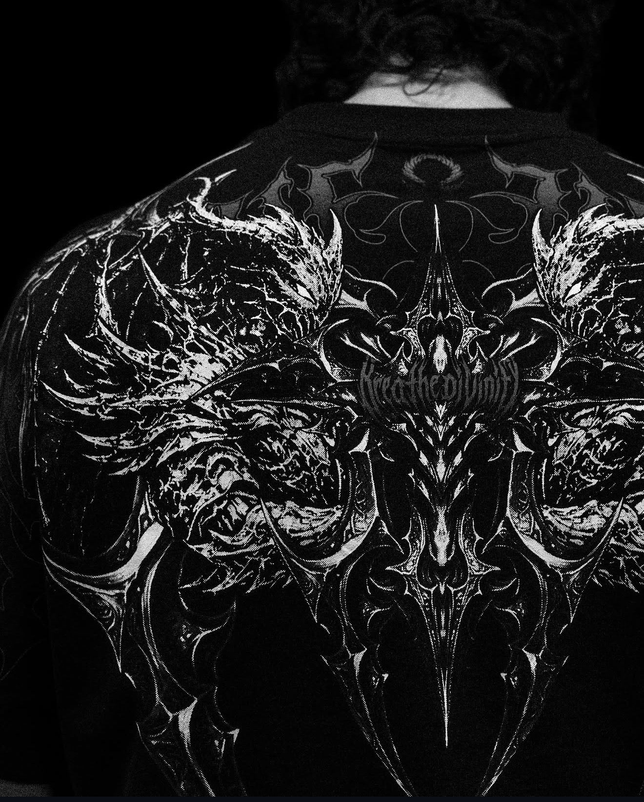 Shadow Monarch Oversized T-shirt [VOID BLACK]